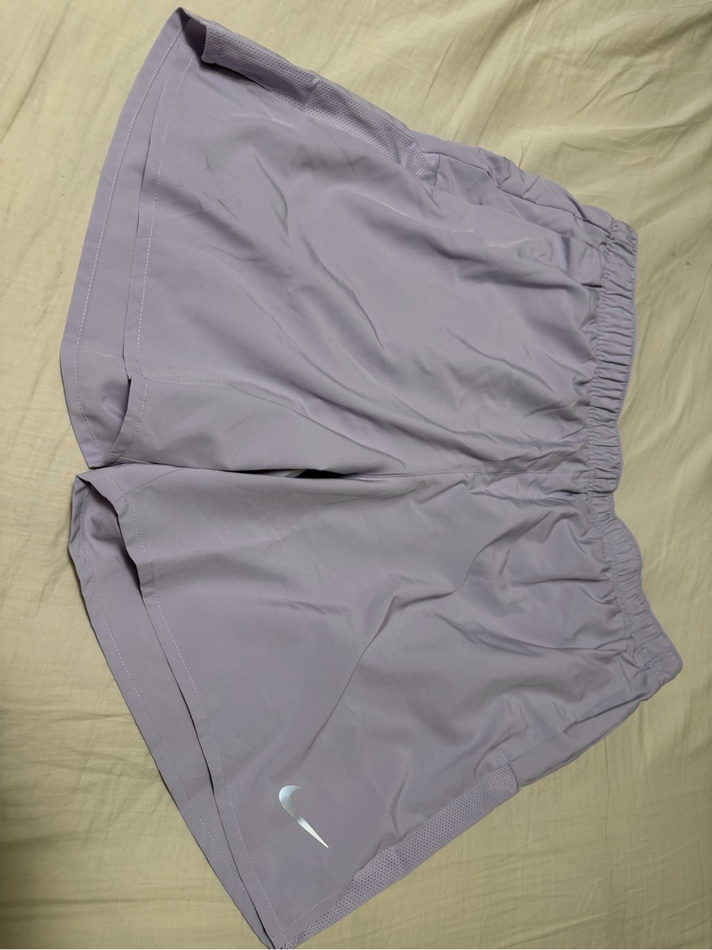 Nike Men’s Lavender Running Shorts with Reflective Swoosh